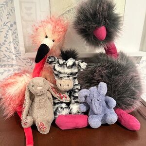Jellycat Collection with Flamingos, Zebra and cute bunny - ✨Jellycat ✨